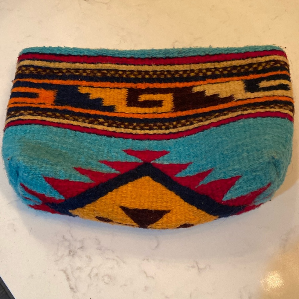 Stunning Clutch or Accessory Bag. 100% Wool